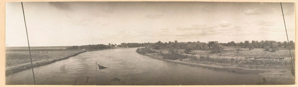 'In "The Narrows": of the Tigris - Up-stream of Ezra's Tomb', Mesopotamia, 1916 (c)