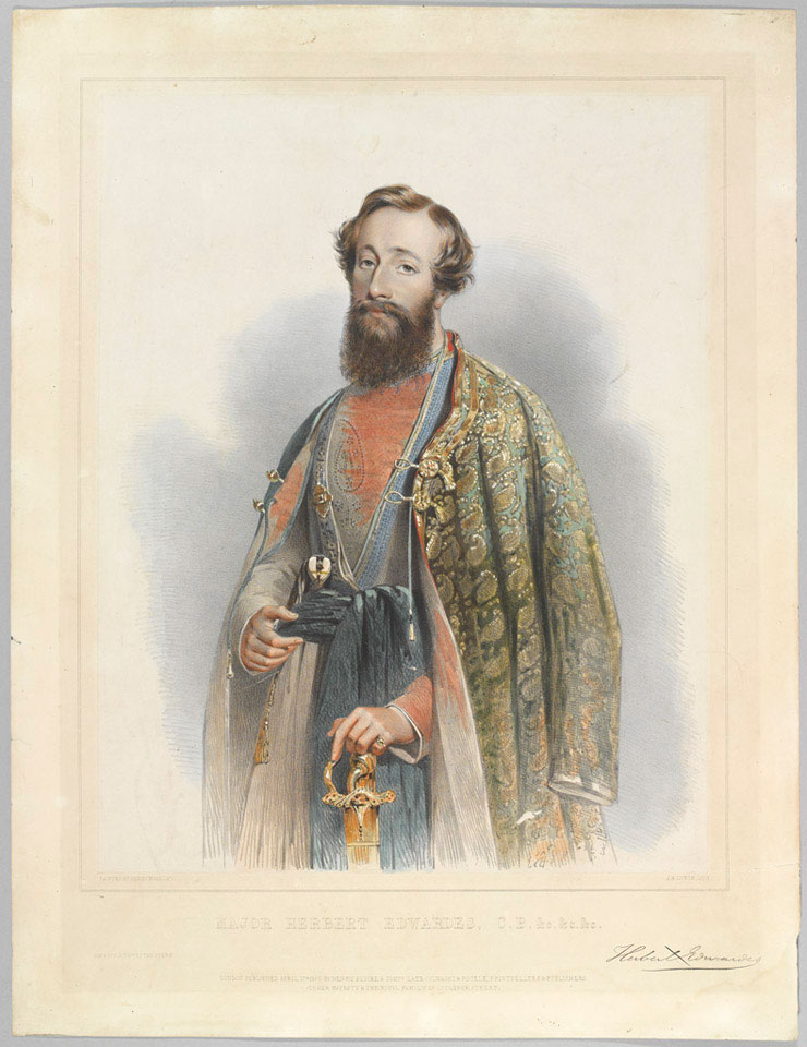 Major Herbert Edwardes, CB, 1850 (c)