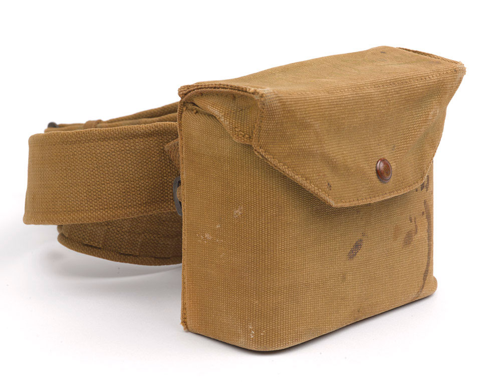 Binocular case, 1937 pattern, used by LieutenantColonel Leslie Maurice