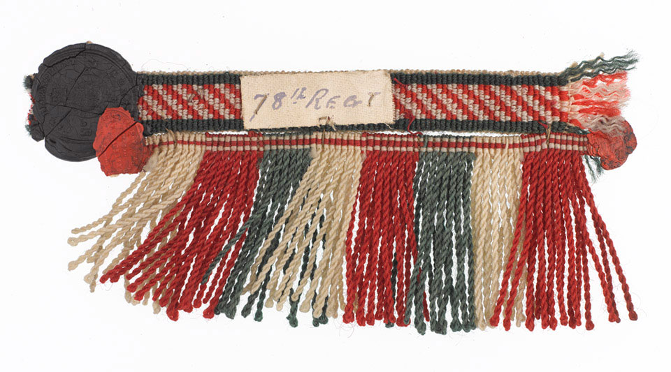 Lace And Fringe Sample, Drummer, 78th (Highland) Regiment Of Foot (Ross ...