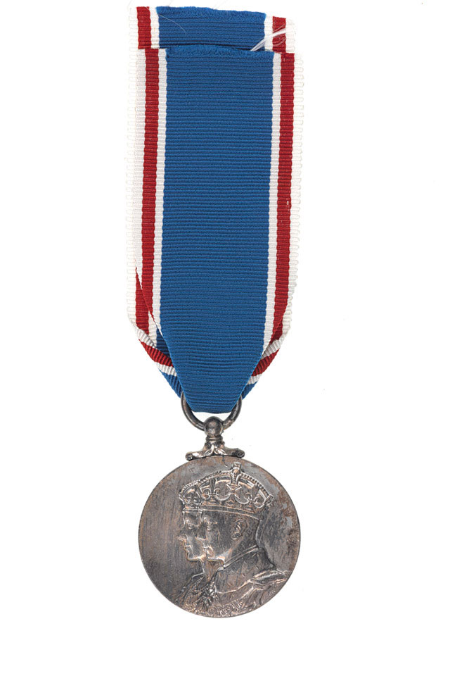 King George VI Coronation Medal 1937, Lieutenant-Colonel H S Knocker, The Buffs (Royal East Kent Regiment)