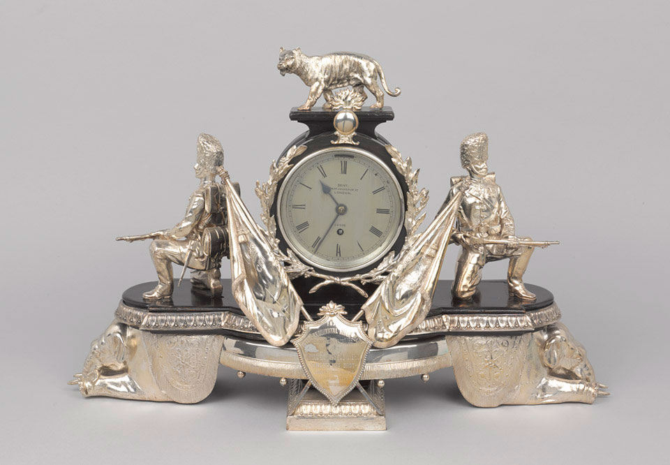 Escapement clock, 103rd Regiment of Foot (Royal Bombay Fusiliers), 1875 (c)