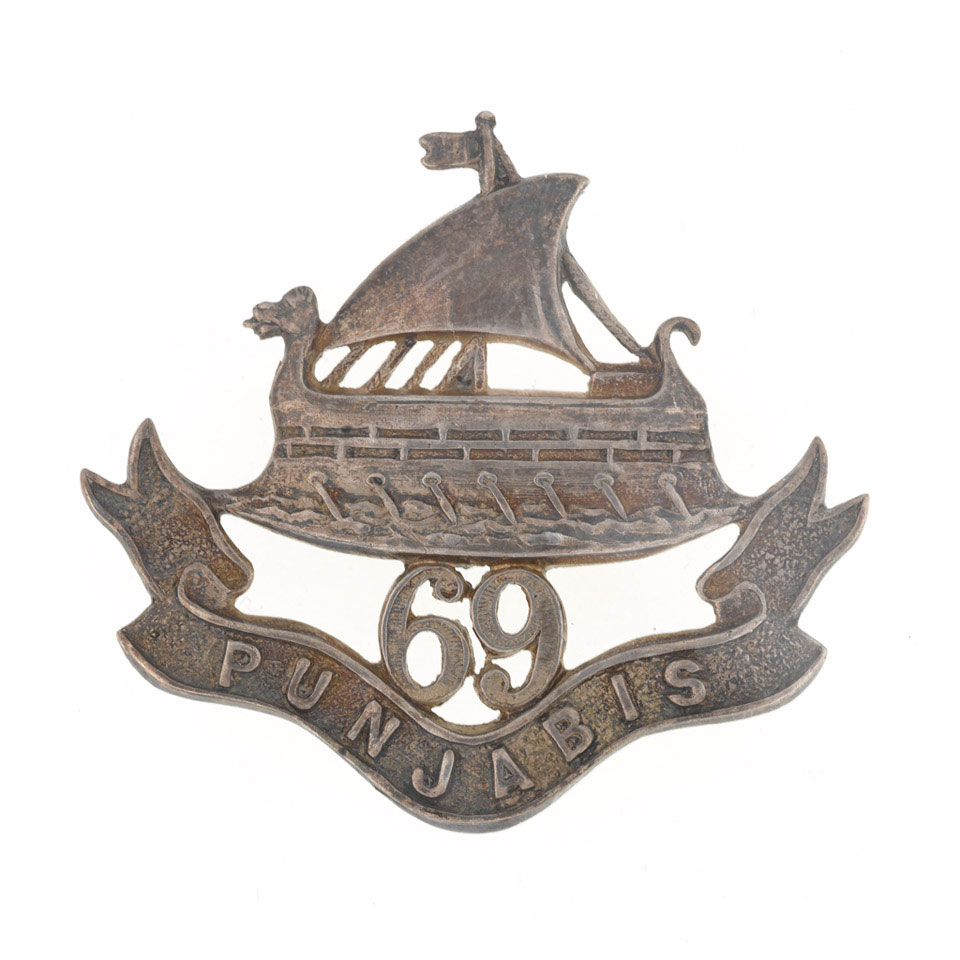 Cap badge, officer, 69th Punjabis, 1903-1922 | Online Collection ...