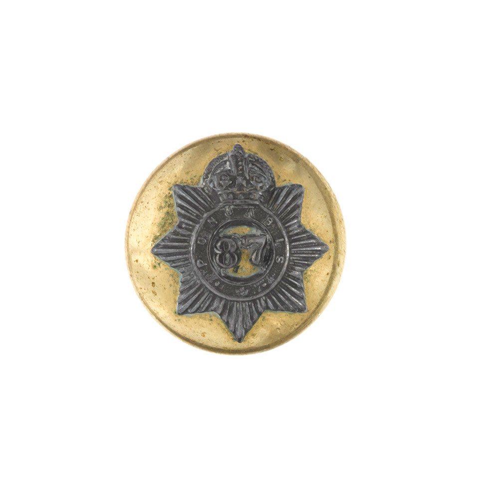 Cap badge button, 87th Punjabis, 1903-1922 | Online Collection ...