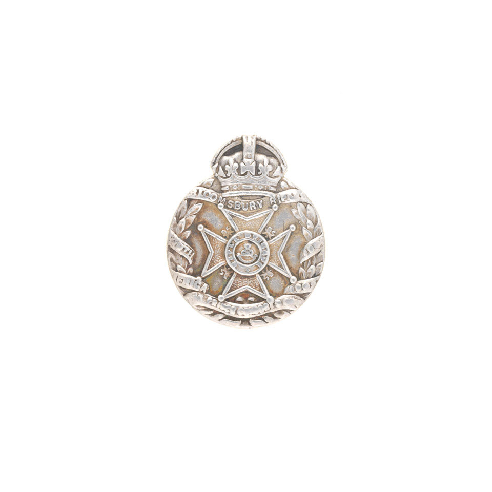 Regimental drill medal, 19th Middlesex (St Giles' and St George's Bloomsbury) Volunteer Battalion, The Rifle Brigade, 1907