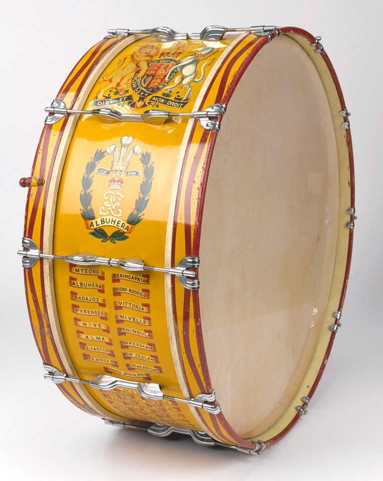 Bass drum, 1st Battalion Middlesex Regiment (Duke of Cambridge's Own