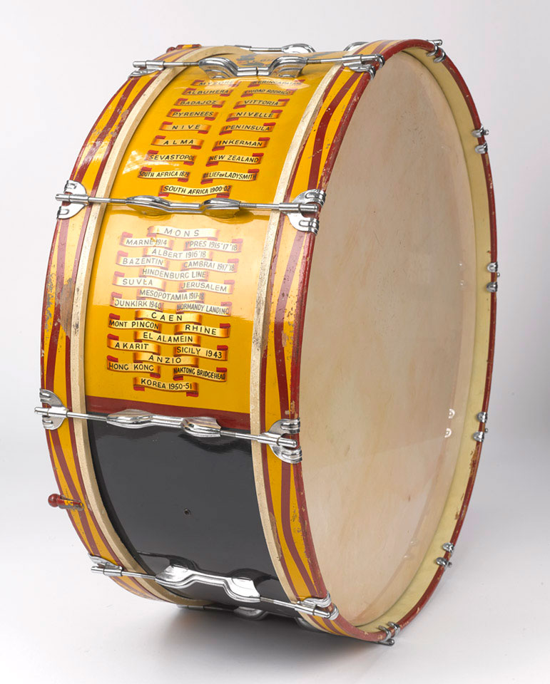 Bass drum, 1st Battalion Middlesex Regiment (Duke of Cambridge's Own