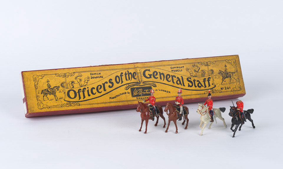 Model soldier box, 'Officers of the General Staff', William Britain ...