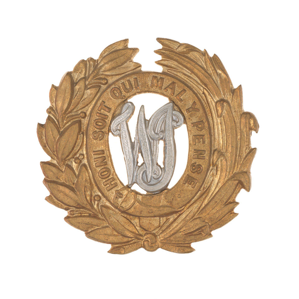 Cap badge, other ranks, West India Regiment, 1900 (c)