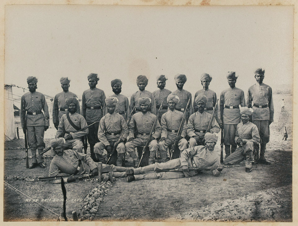 28th Bombay Native Infantry Sepoys, 1885 (c)