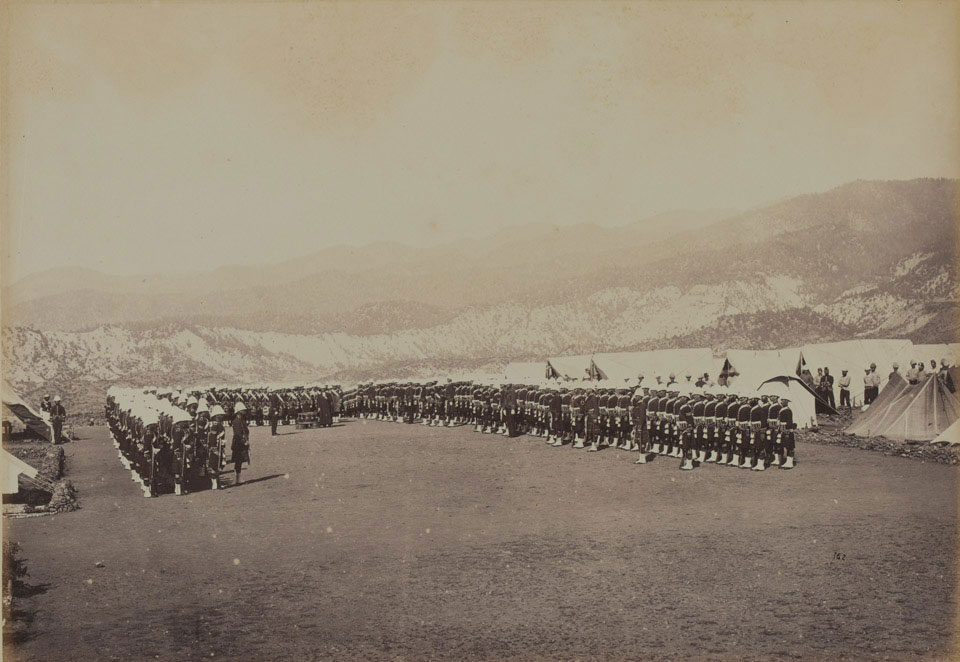 Church Parade. 92nd Highlanders, 1879