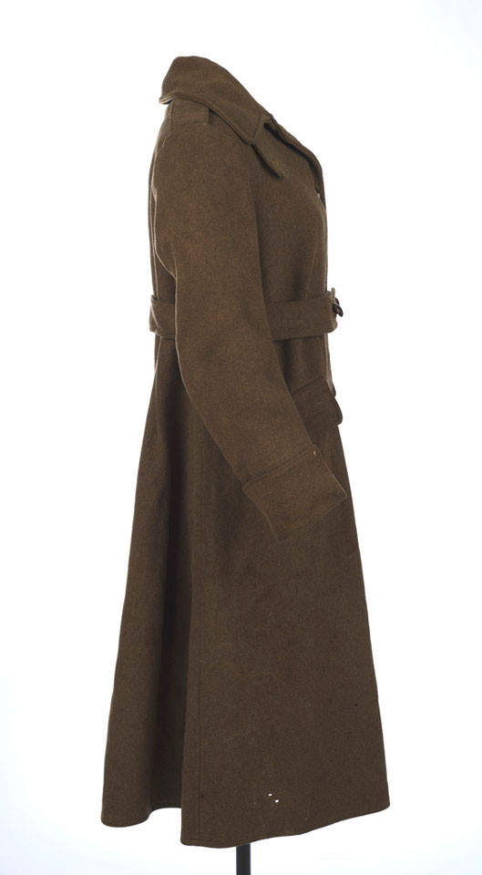 Great coat, other ranks, Women's Army Auxiliary Corps, worn by ...