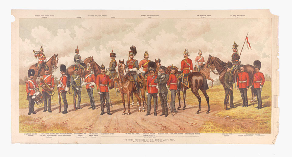 The Irish Regiments of the British Army, 1897