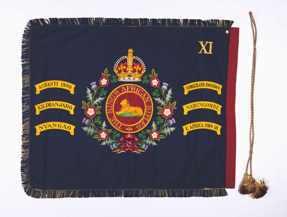 Regimental Colour, 11th Battalion King's African Rifles | Online ...