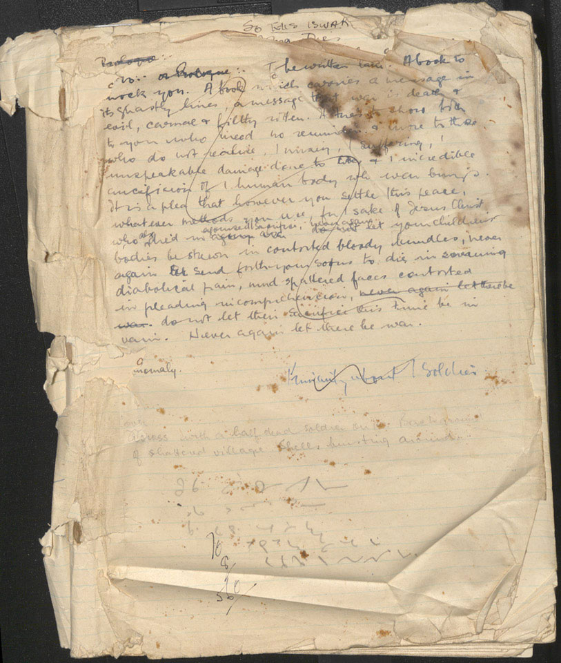 Hand written notebook containing diary extracts and other material by Sergeant James Thurlby, 1942-1945 (c)