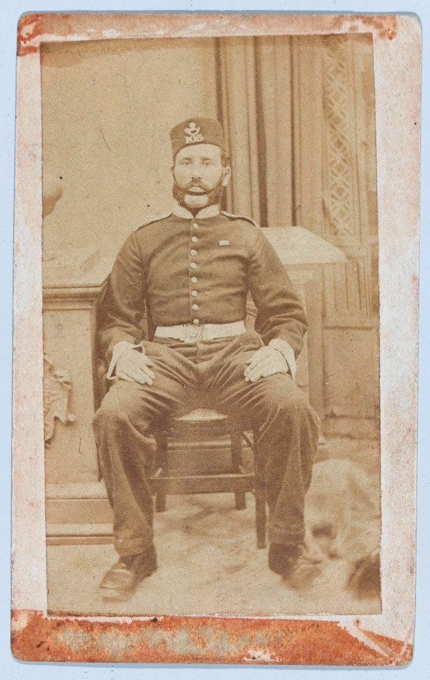 Private Joseph Benjamin George, 105th Regiment of Foot (Madras Light Infantry), 1875