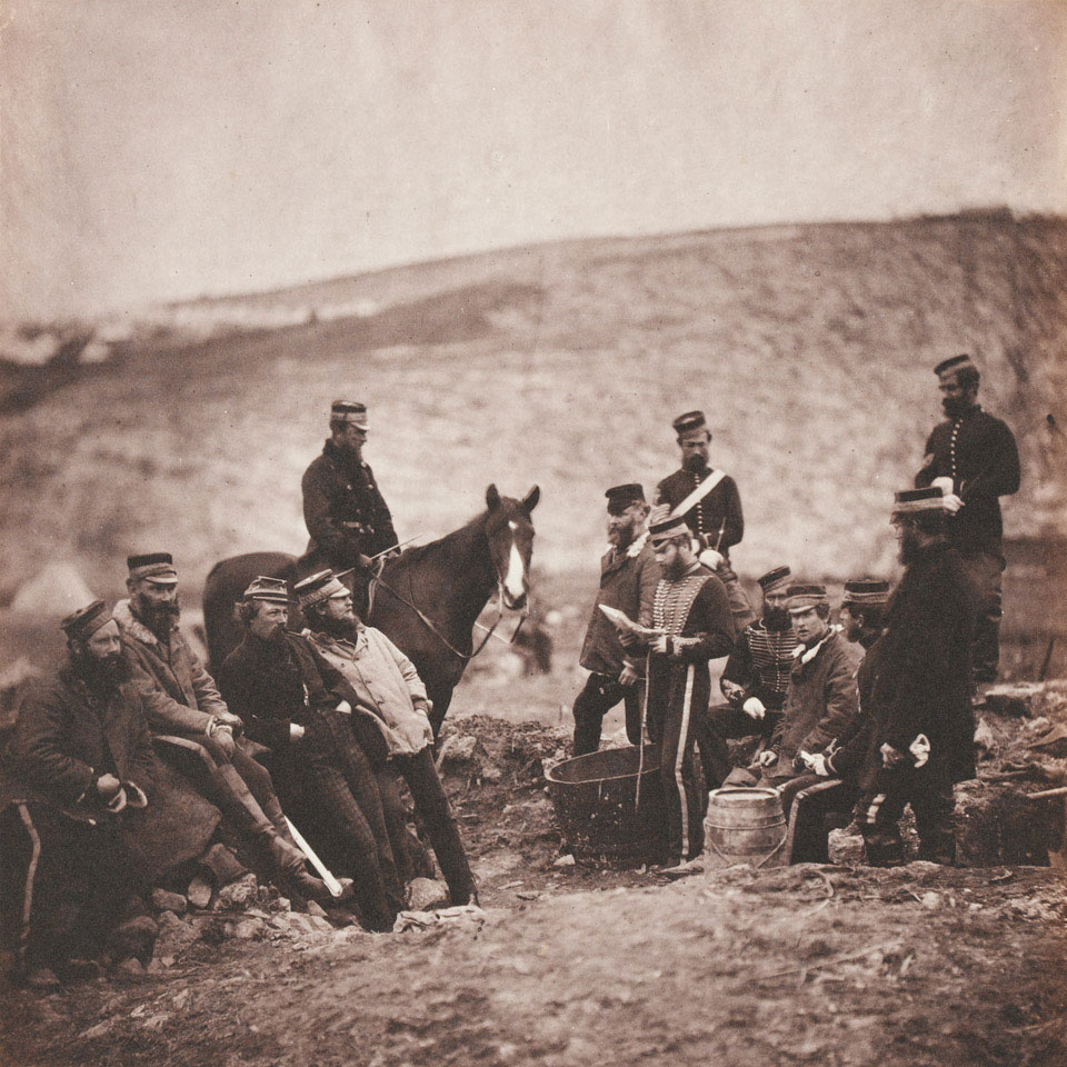 Officers and Men of the 8th (The King's Royal Irish) Light Dragoons (Hussars), Crimea, 1855