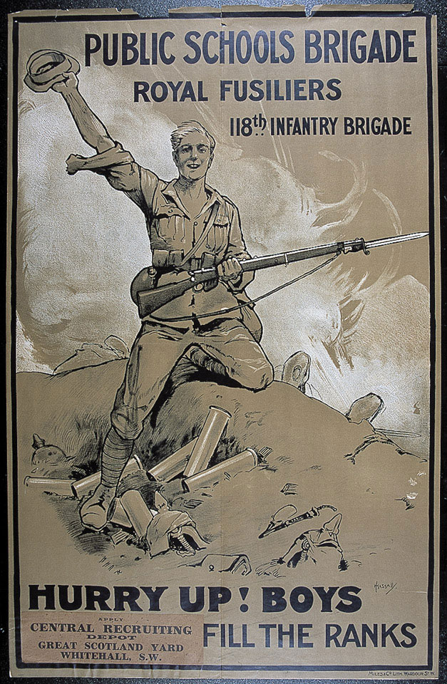 'Public Schools Brigade, Royal Fusiliers, 118th Infantry Brigade', 1914 (c)