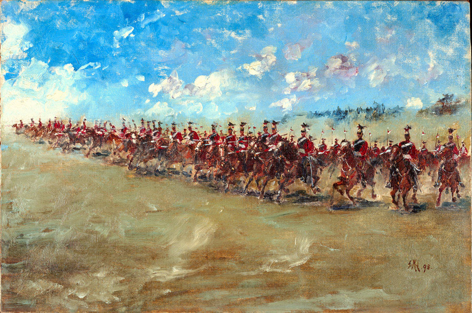 16th Lancers, advancing at a gallop, 1898