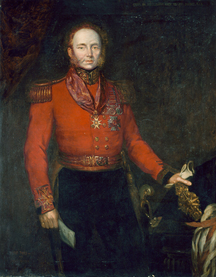 Major-General John Alexander Dunlop Agnew Wallace, Colonel of the 88th Regiment of Foot (Connaught Rangers), 1835 (c)