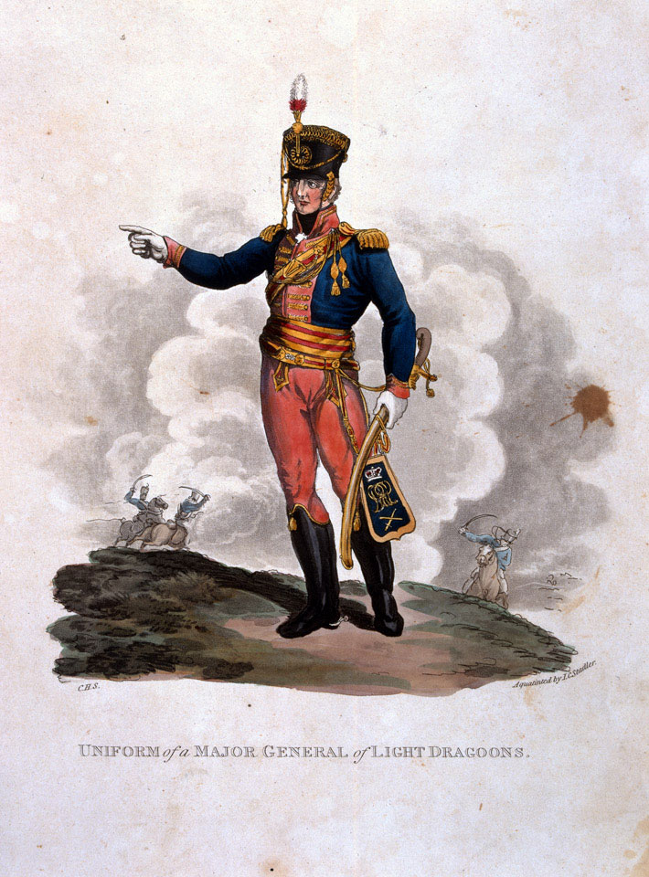 Uniform of a Major General of Light Dragoons, 1812