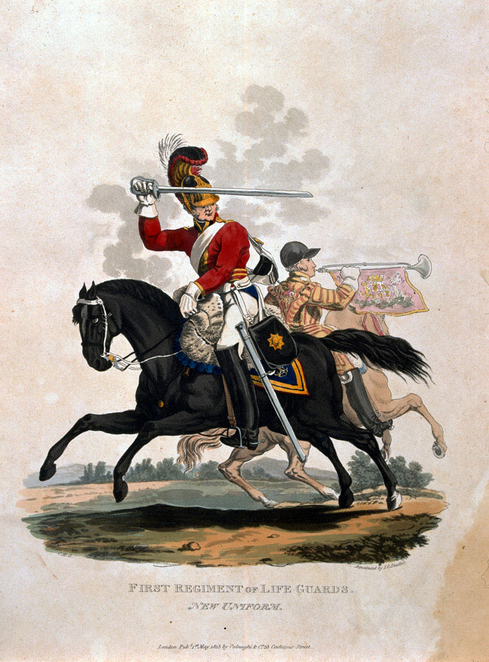 'First Regiment of Life Guards, New Uniform', 1815