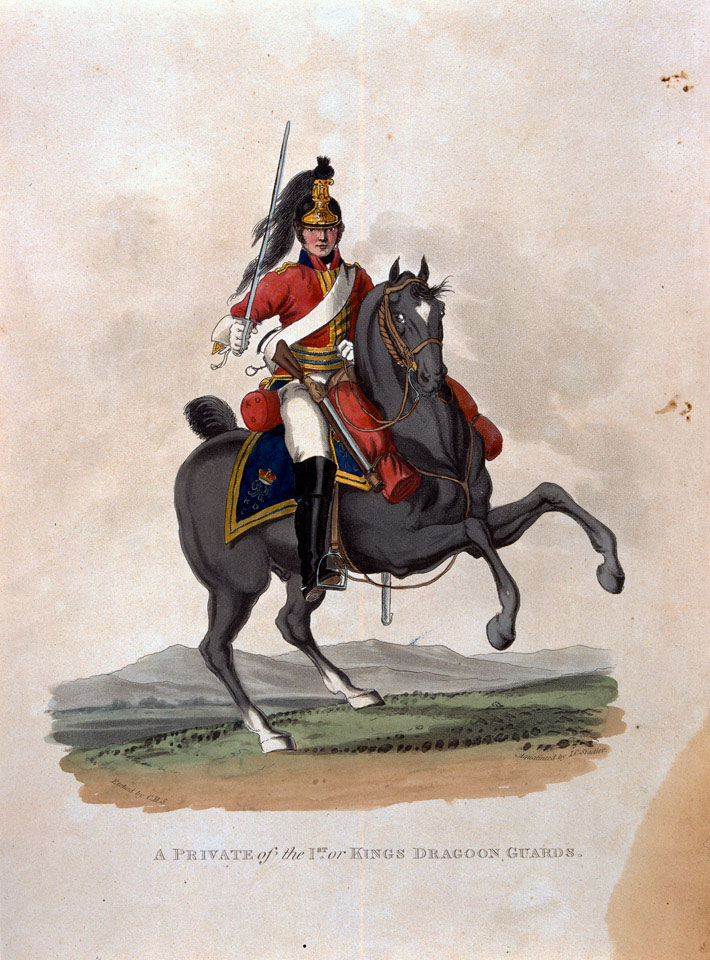 A Private of the 1st or Kings Dragoon Guards, 1812
