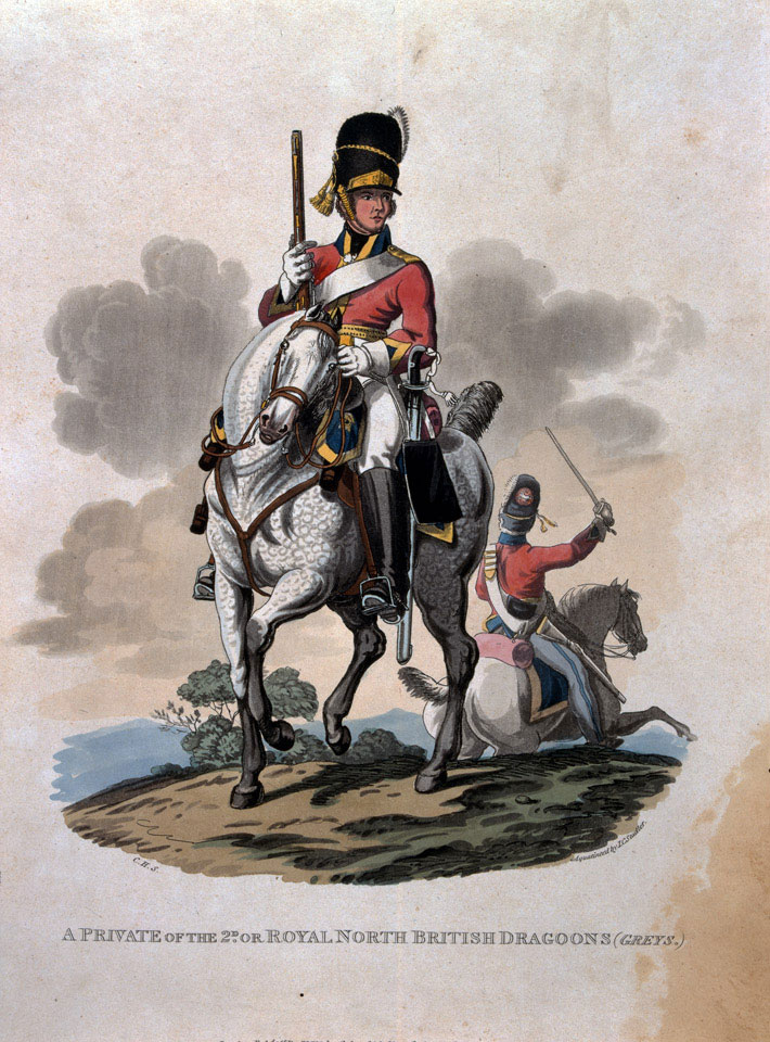 A Private of the 2nd or Royal Northern British Dragoons (Greys), 1812