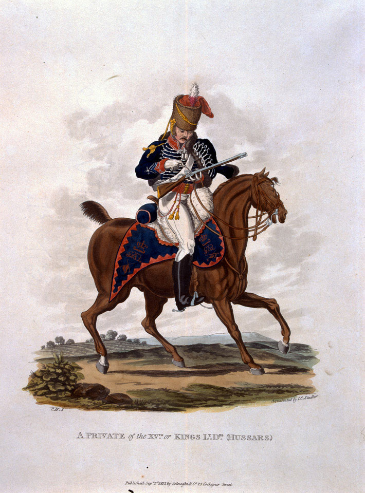 A Private of the 15th or Kings (Hussars), 1812