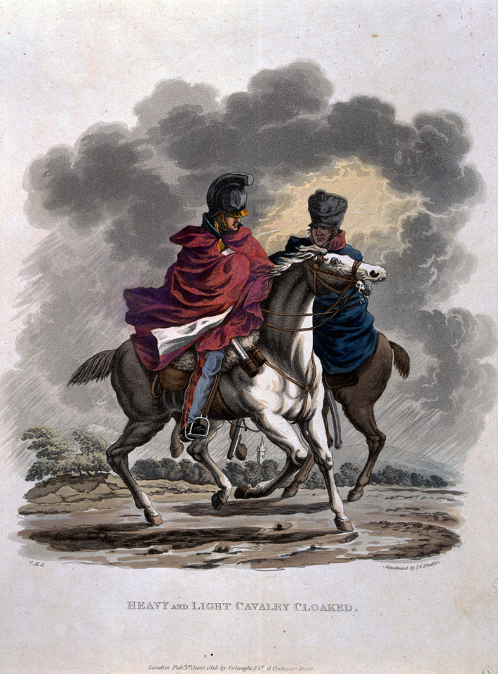Heavy and Light Cavalry Cloaked, 1812