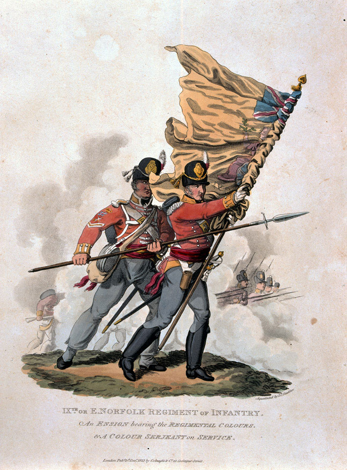 9th (The East Norfolk) Regiment of Foot, 1812