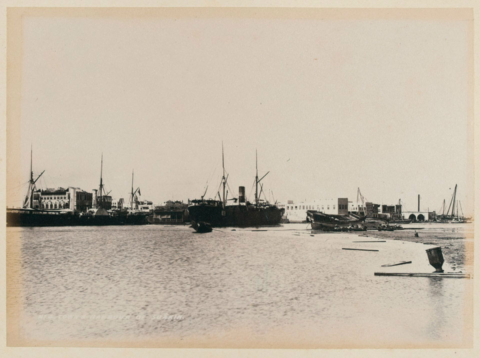 'No. 4. Town & Harbour of Suakin', Sudan, 1885 (c)
