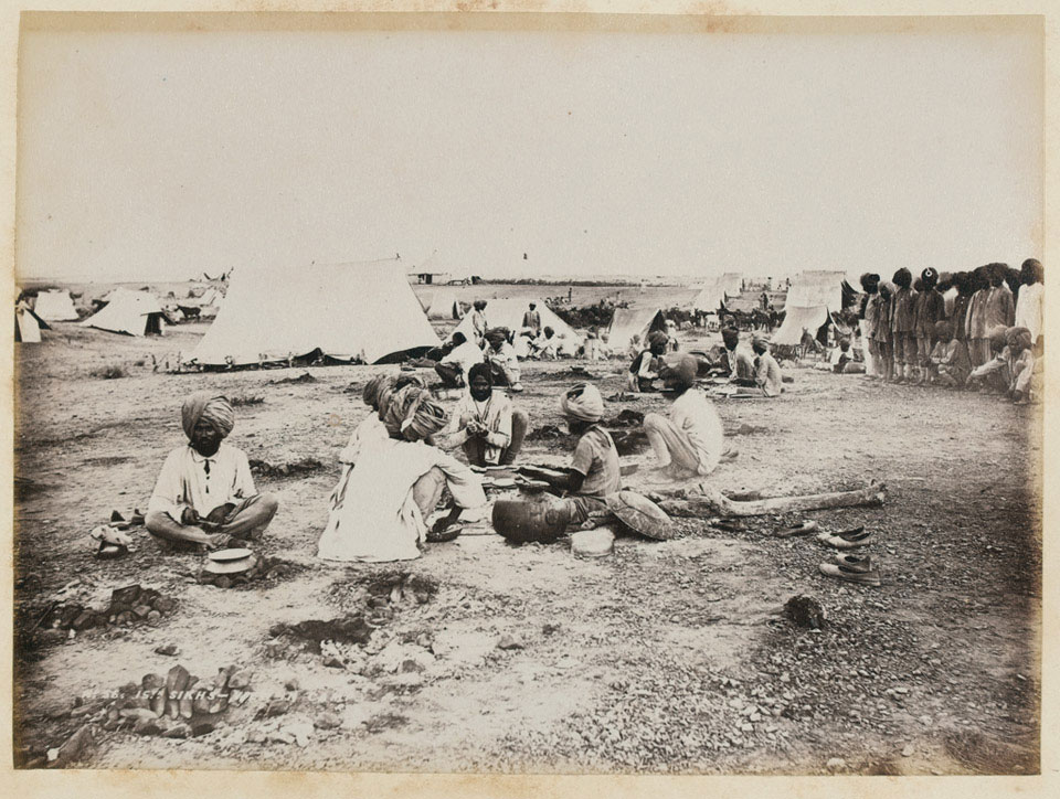 Camp of the 15th (Bengal) Native Infantry, Suakin Field Force, 1885