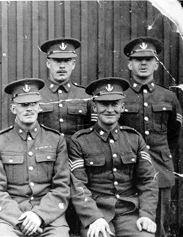 Warrant Officers of 2nd Battalion The Loyal Regiment (North Lancashire), 1920 (c)