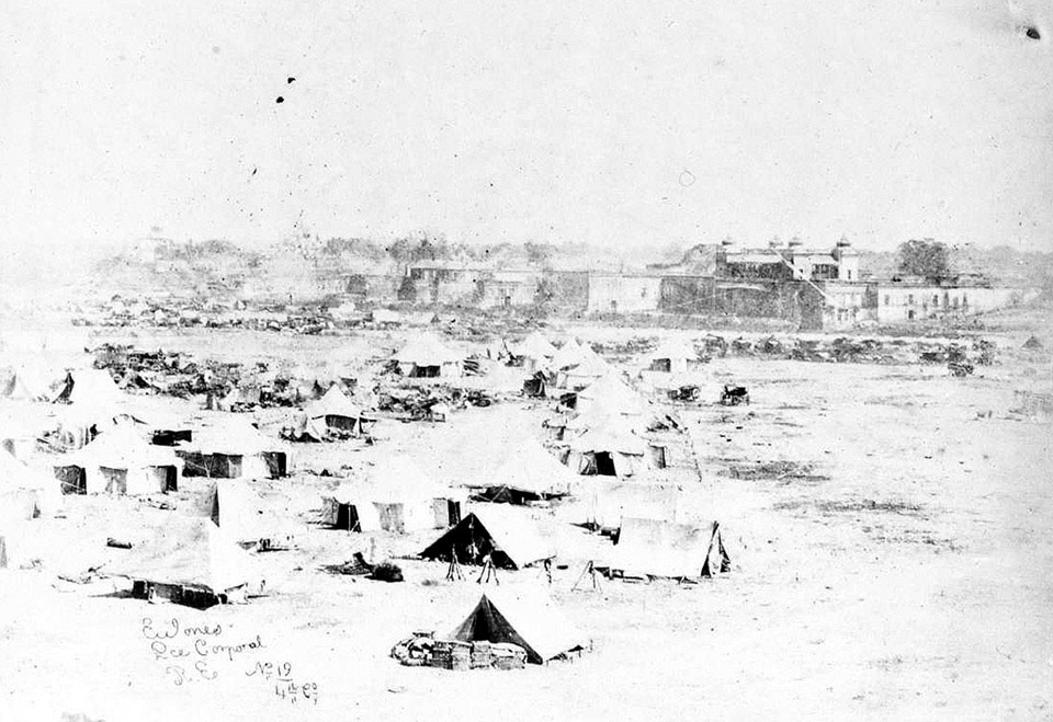Hospital Camp before Lucknow, India, 1858