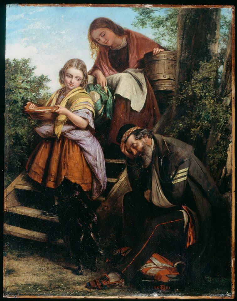 'The Soldier's Return', 1861