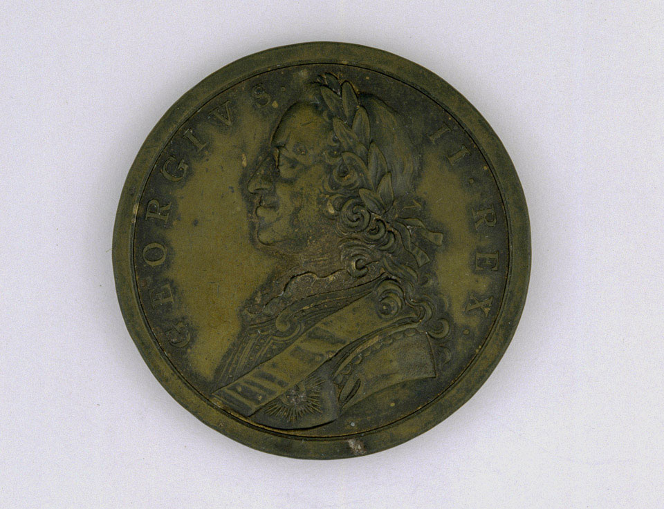 Medal commemorating British victories in the Seven Years War, 1759