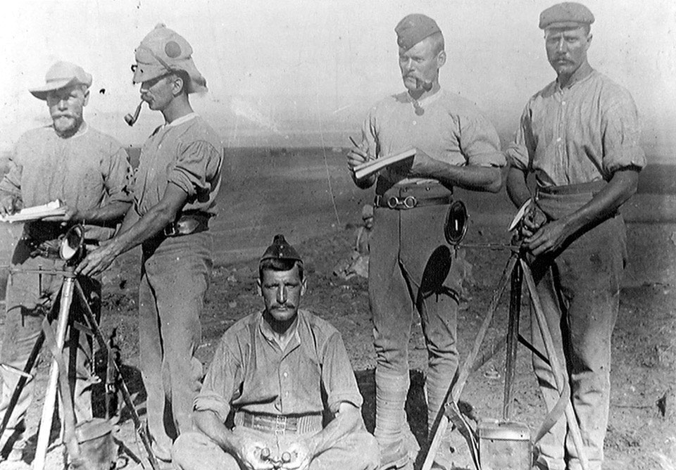 Heliograph team, 1900 (c)