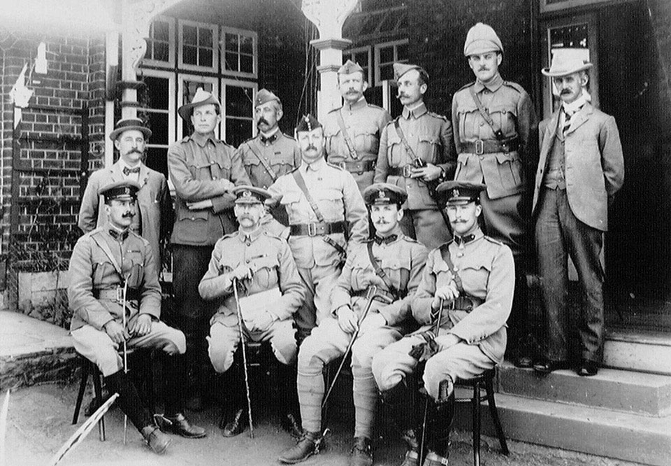 Military Governor Bloemfontein And Staff, 1900 