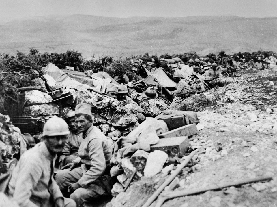 Serbians on the Balkan Front, September 1916