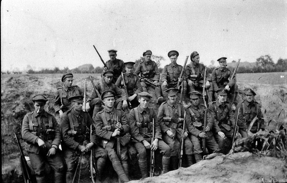 Men of 1/7th Battalion The Duke of Cambridge's Own (Middlesex Regiment), 1915
