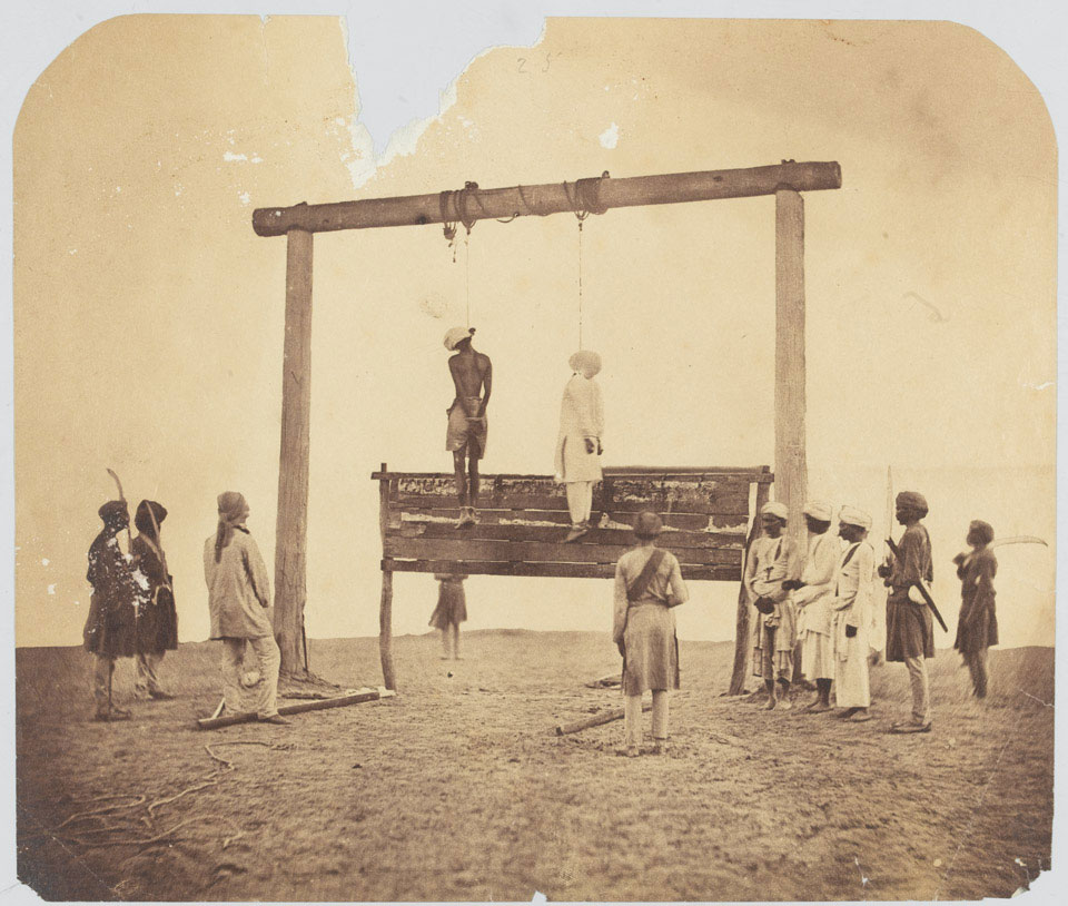 Execution by hanging, Indian Mutiny, 1858 (c)