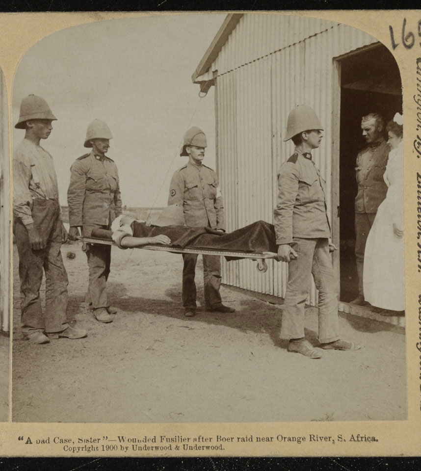 'A Bad Case Sister' - Wounded Fusilier after Boer raid near Orange River, S. Africa.', 1899 (c)
