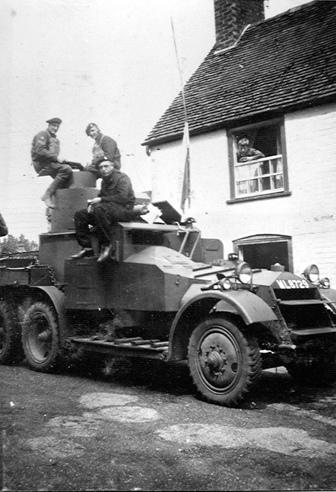 Lanchester armoured car, 3rd County of London Yeomanry (Sharpshooters ...