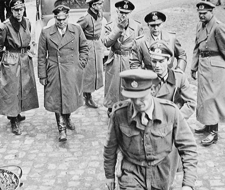 Germans officers arrive at 21 Army Group HQ asking for surrender terms, 3 May 1945