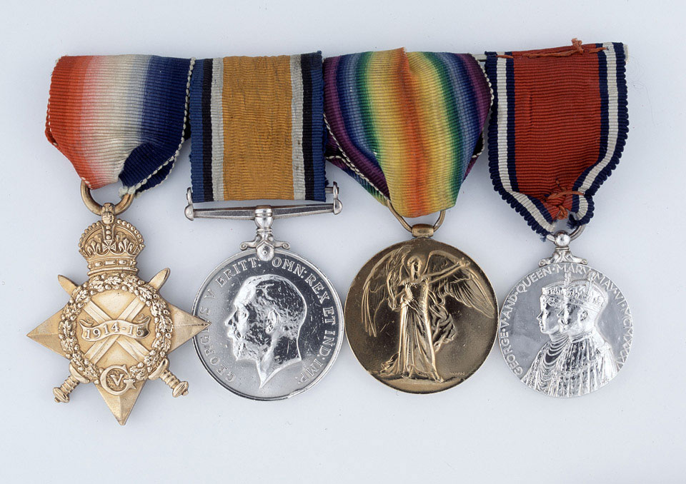 Medal group, Lieutenant John Silvester Colbourne, South Staffordshire Regiment and Warwickshire Regiment.
