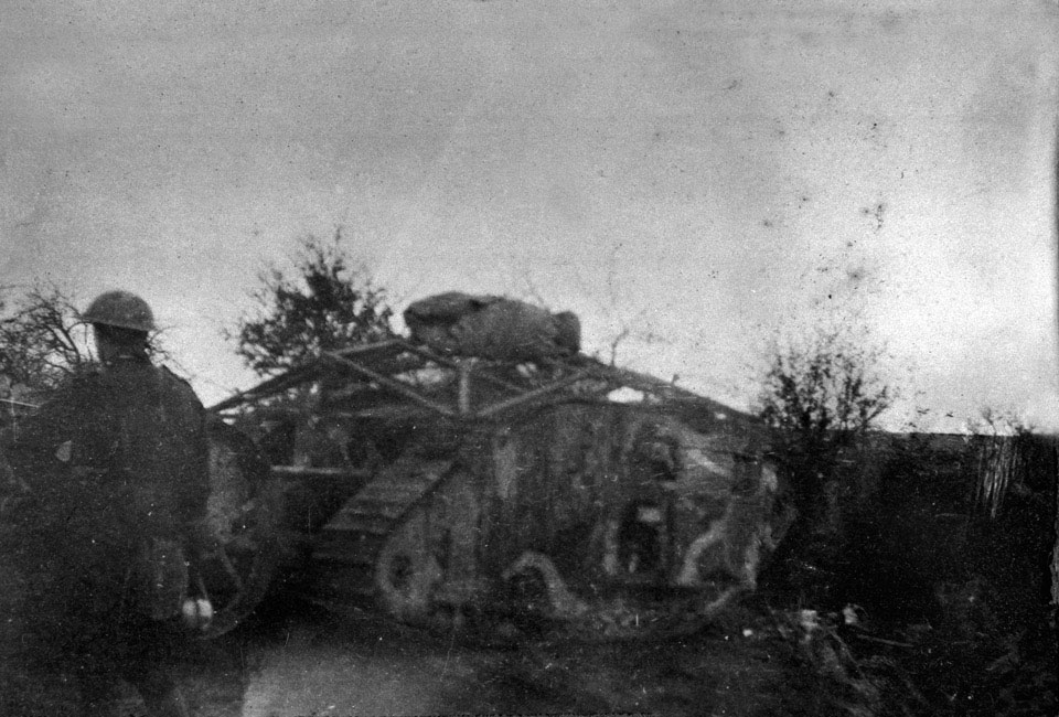 'Tank at Beaumont Hamel November 1916'
