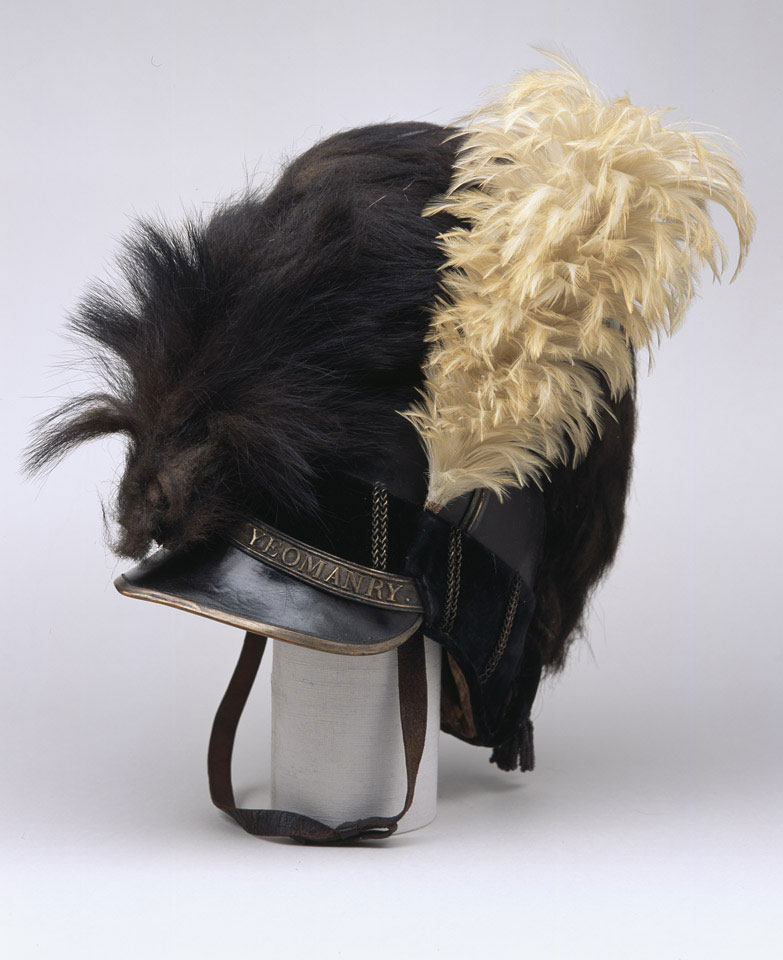 Officer's Tarleton pattern helmet, Buckinghamshire Yeomanry Cavalry, 1800 (c)
