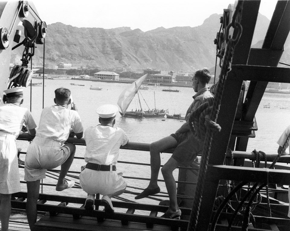 'Aden settlement', 3rd County of London Yeomanry (Sharpshooters) on board HMT Orion en route to Egypt, 1941