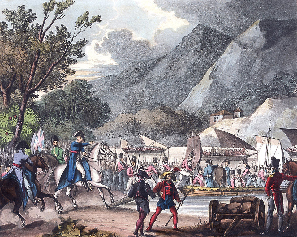 'Crossing the Bidassoa, 7th Oct 1813'